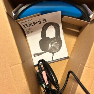 EXP15 Blue On-Ear Headphones